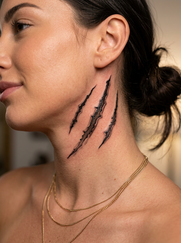 Claw Scratch (6 Pack) semi-permanent tattoo