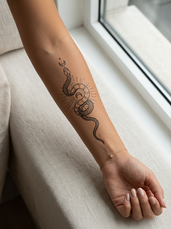 Snake Temporary Tattoos