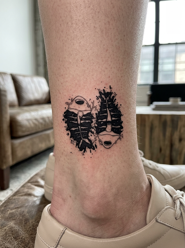 The Duality of the Depths (8 Pack) semi-permanent tattoo