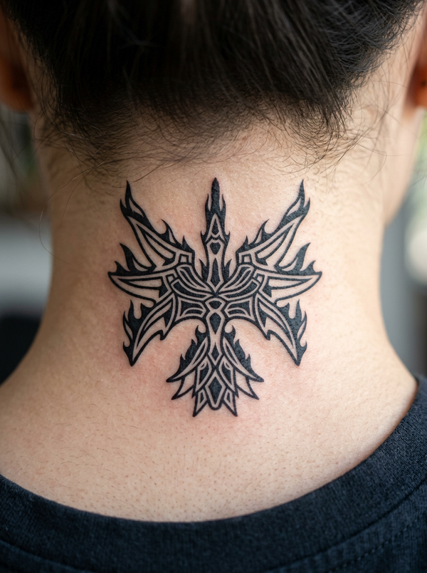 The Resilient Phoenix Tribal Art (8 Pack) semi-permanent tattoo