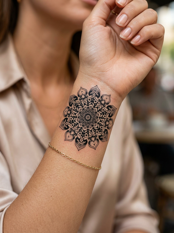 Mandala III (6 Pack) semi-permanent tattoo