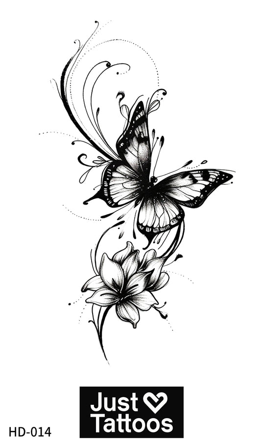 Delicate bloom's Butterfly 2.75x4.75