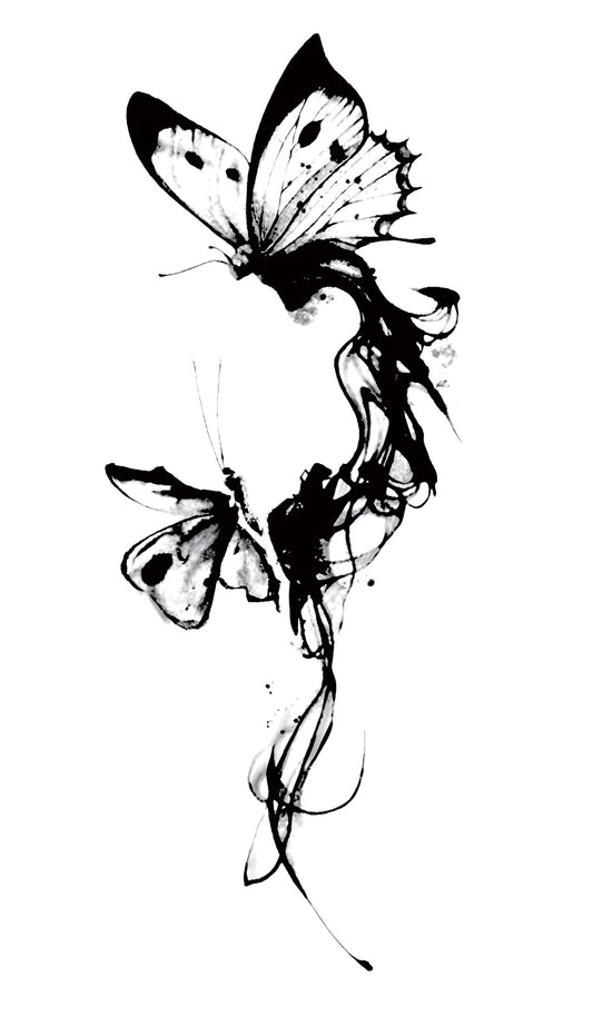 Water Paint Butterfly 2.75x4.75