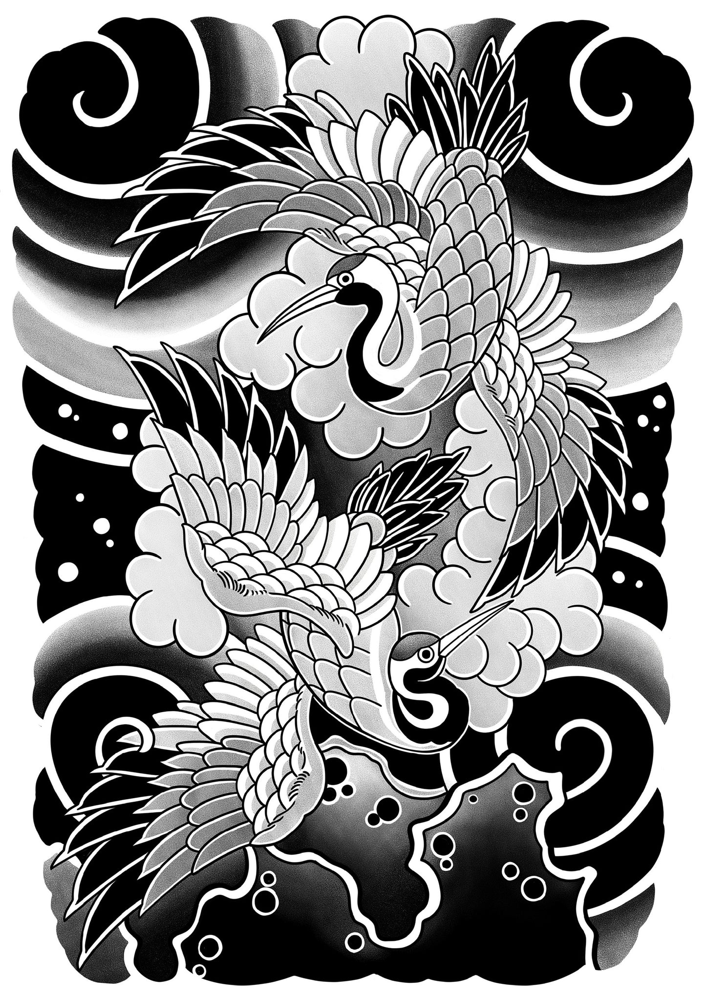 Traditional Japanese Cranes