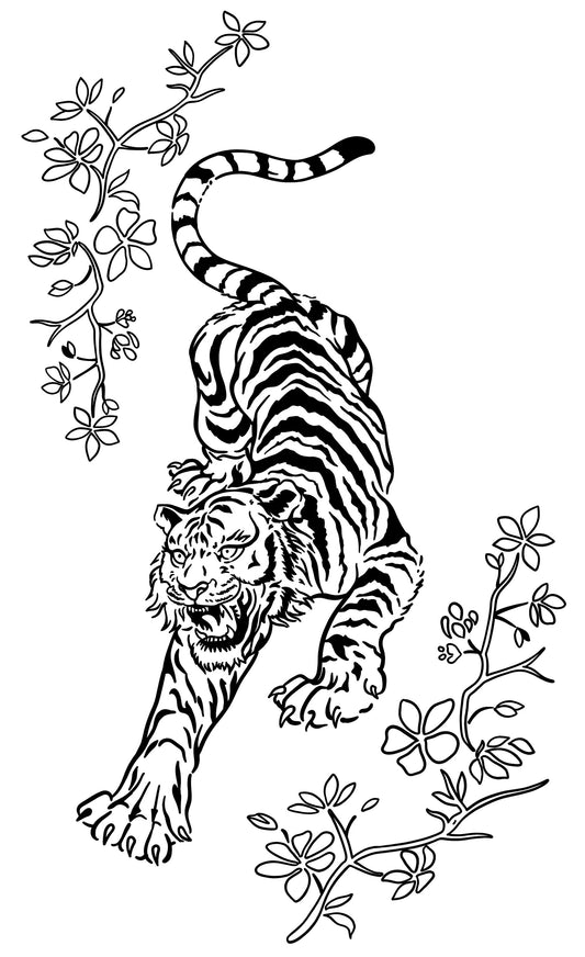 Bold Botanical Tiger