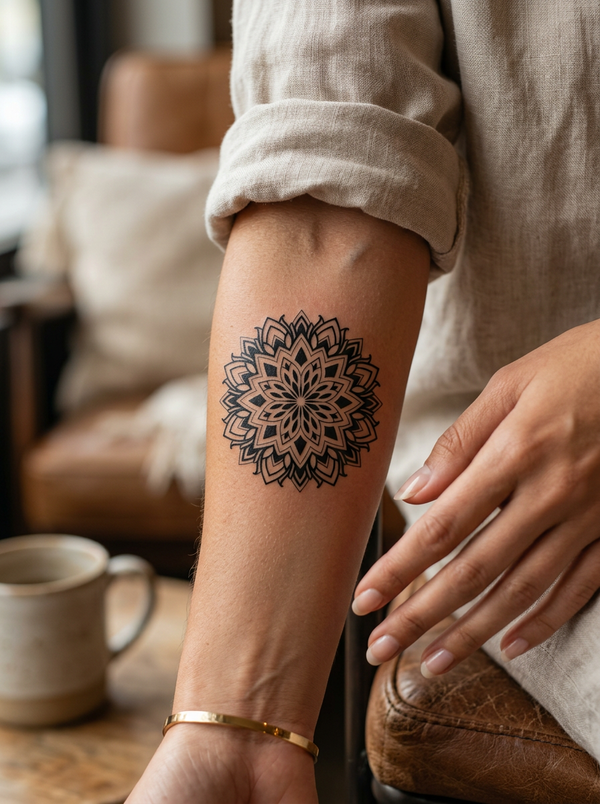 Mandala VI (6 Pack) semi-permanent tattoo