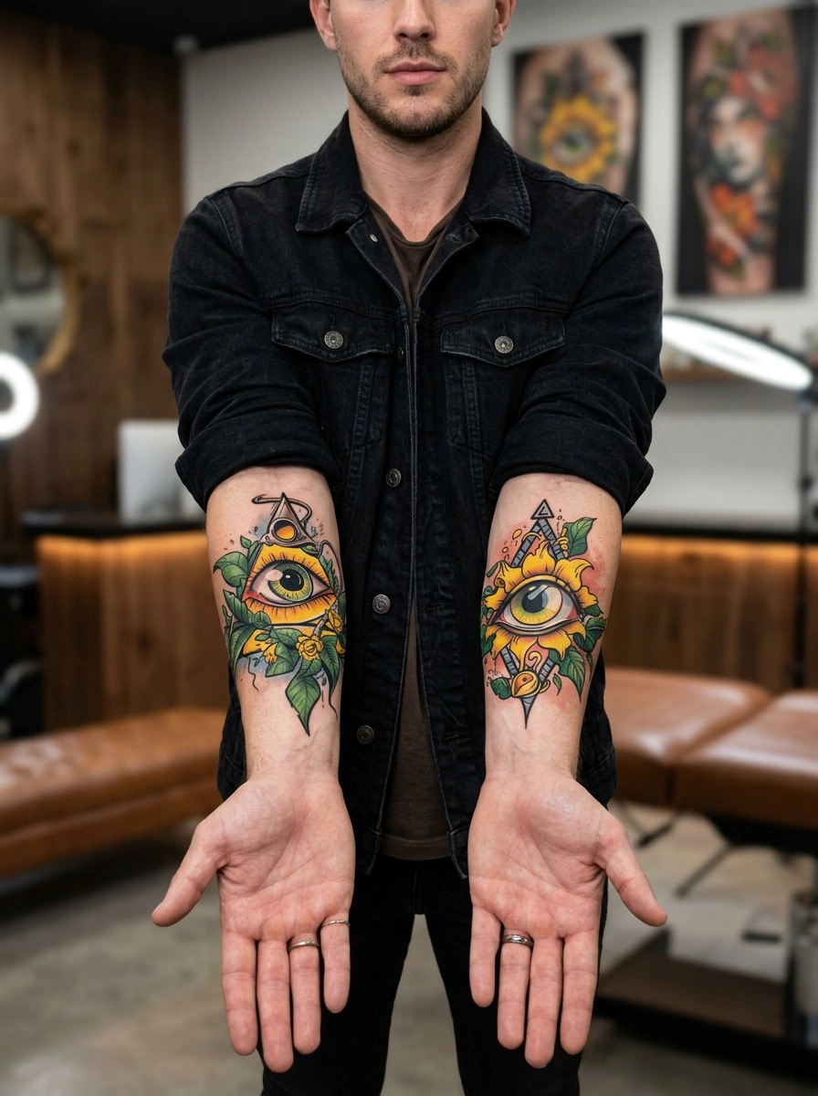 Premium temporary tattoo design showcase preview 10