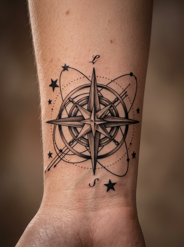 Cosmic Navigator (6 Pack) semi-permanent tattoo