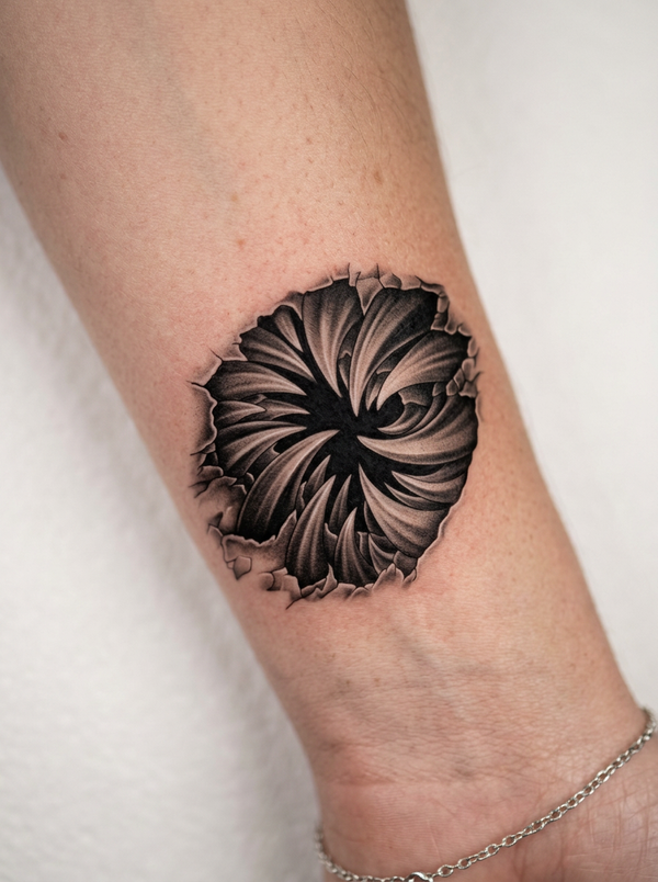 The Abyss Mouth (6 Pack) semi-permanent tattoo