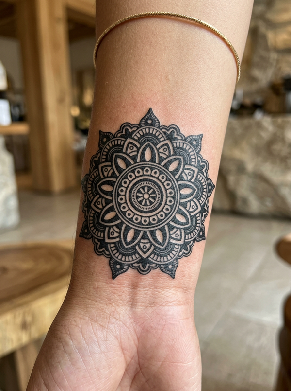 Mandala Geometric (6 Pack) semi-permanent tattoo
