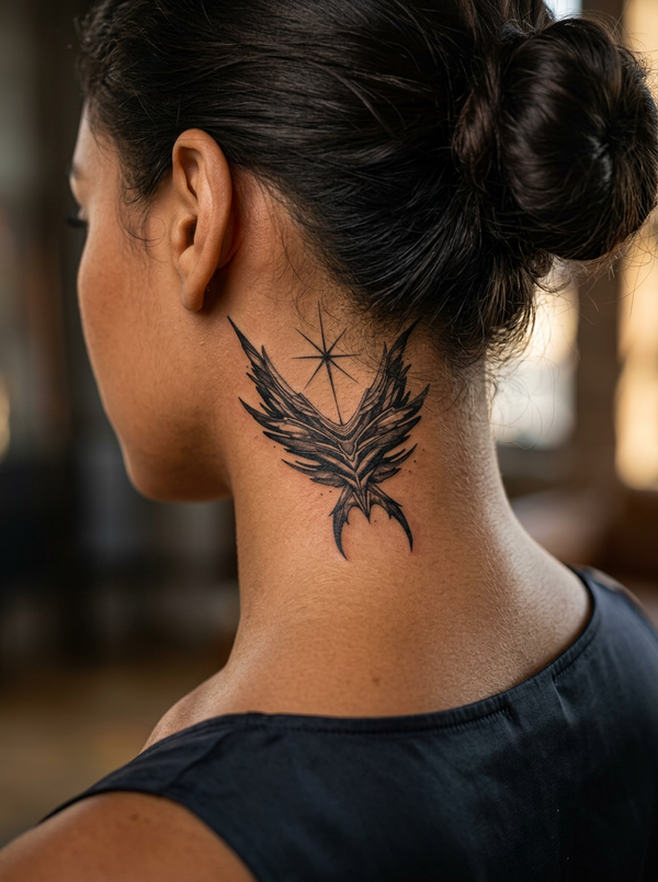 Wings of the North Star (6 Pack) semi-permanent tattoo