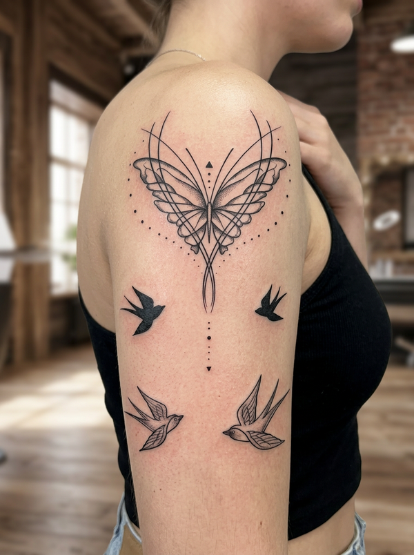Butterfly Temporary Tattoos