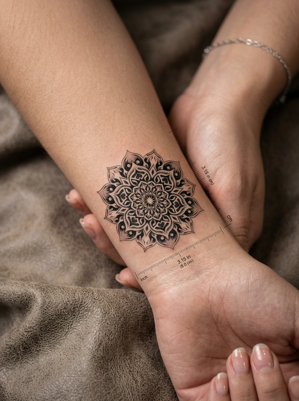 Mandala V (6 Pack) semi-permanent tattoo