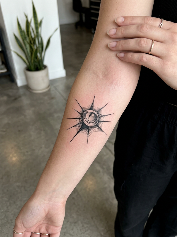 Web of Awareness (8 Pack) semi-permanent tattoo