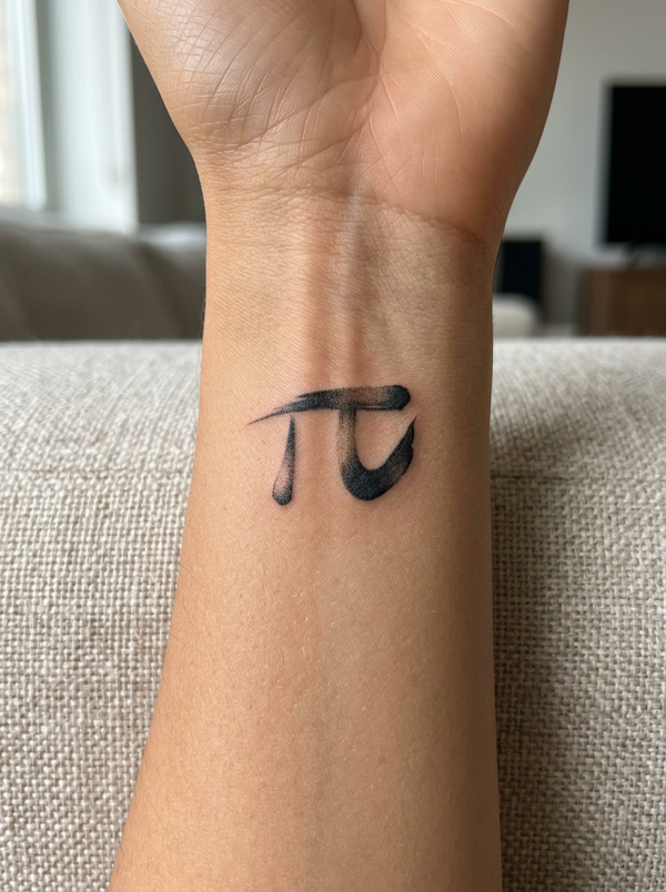 Pi (8 Pack) semi-permanent tattoo