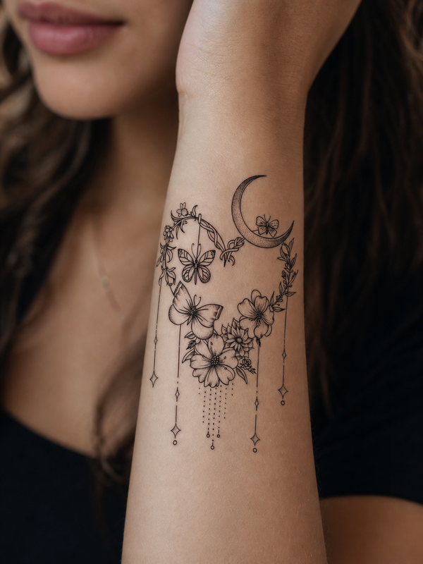 Botanical Dream's semi-permanent tattoo