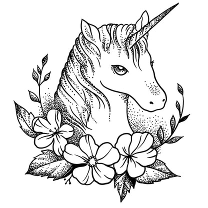 Floral Unicorn (8 Pack)