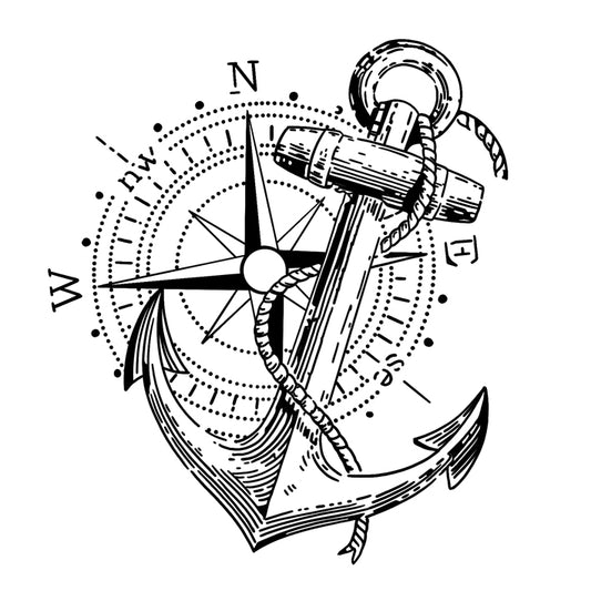 Anchor Compass (8 Pack)