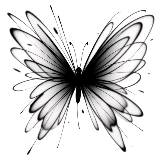 Abstract Butterfly Art 7x7 | 2.76 in × 2.76 in