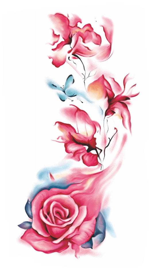 Colored Whimsy Flowers