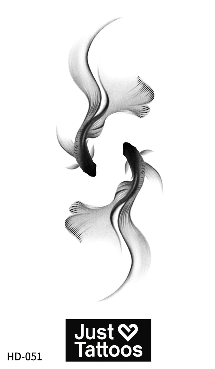 Two Koi Fishes 2.75x4.75