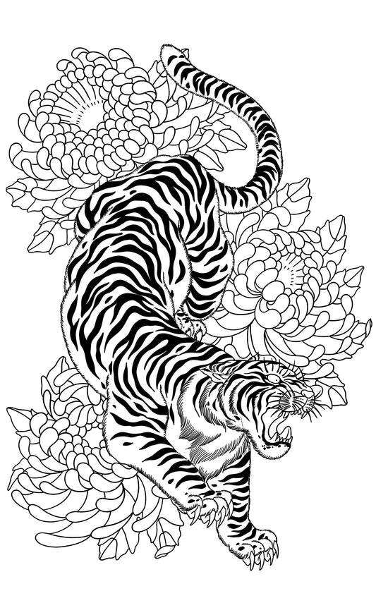Fierce Flower Tiger