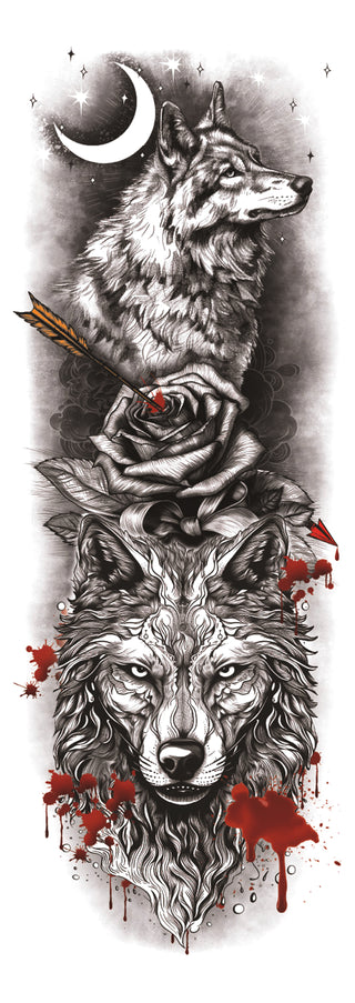 Wolves & Rose (Color)
