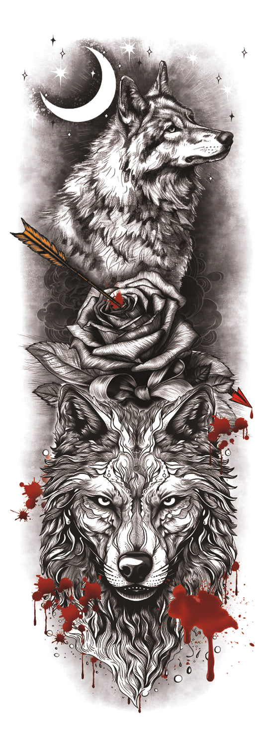 Wolves & Rose (Color)