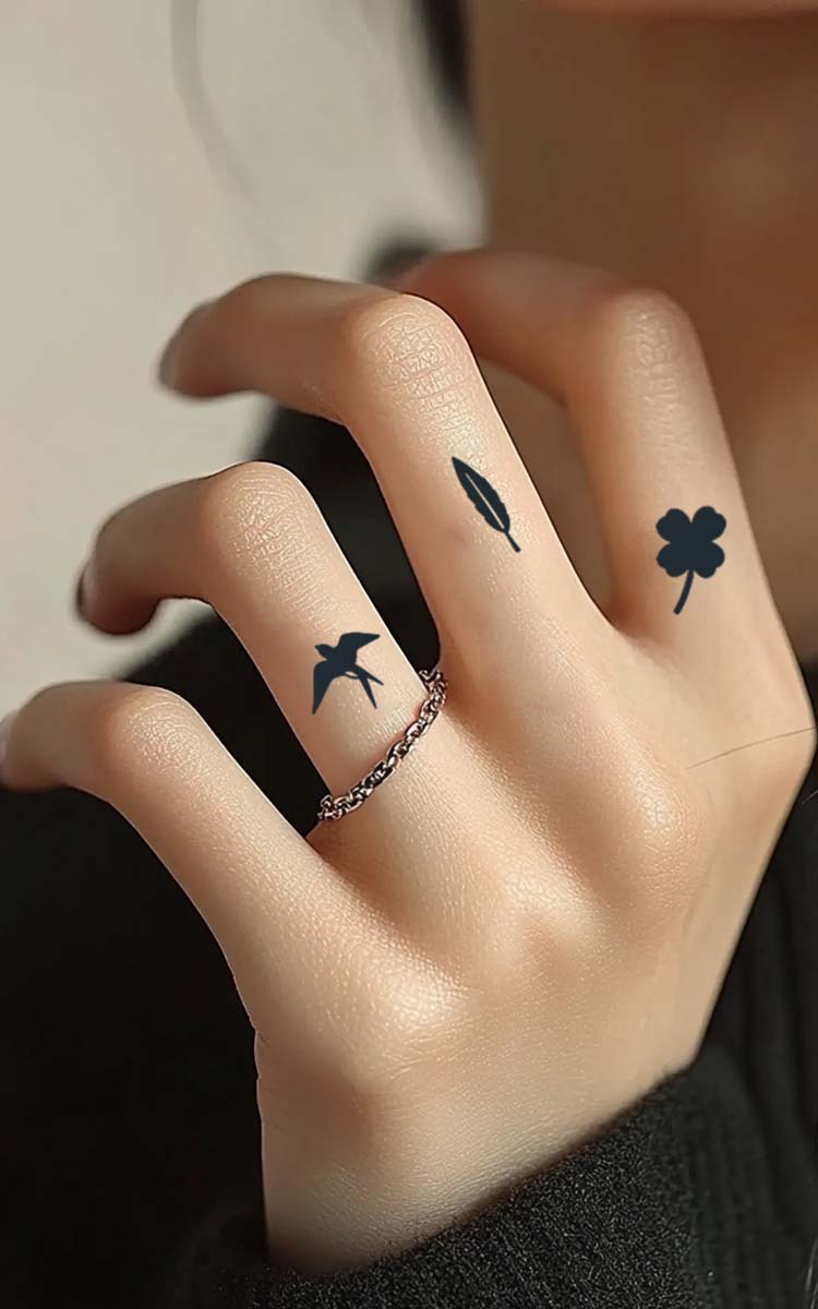 Small tattoo- Hearts, symbols, animals-811-A4-1