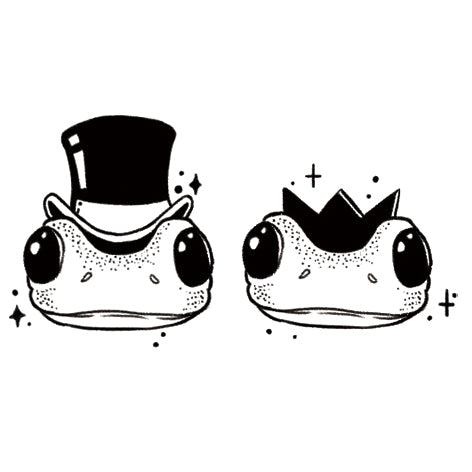 Queen & King Frogs