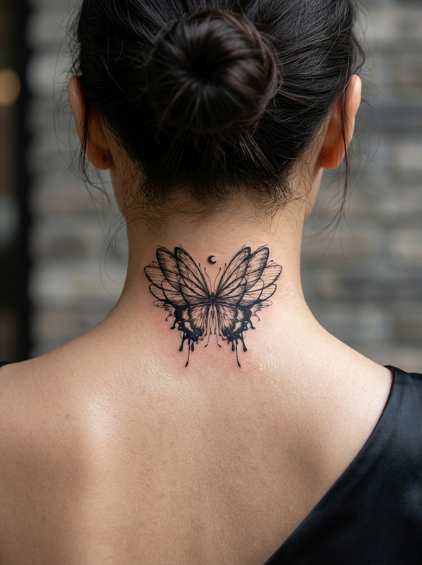 Lunar Moth (8 Pack) semi-permanent tattoo