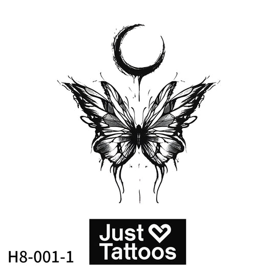 Crescent Moon to Butterfly (6 Pack) | 3.15 in × 3.15 in.