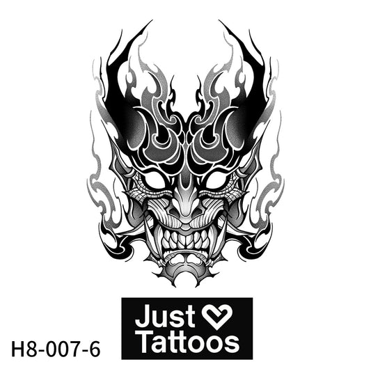 Demon/Oni Mask (6 Pack) | 3.15 in × 3.15 in.