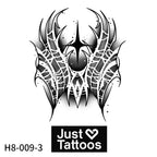 Abstract Web & Star (6 Pack) semi-permanent tattoo – view 2