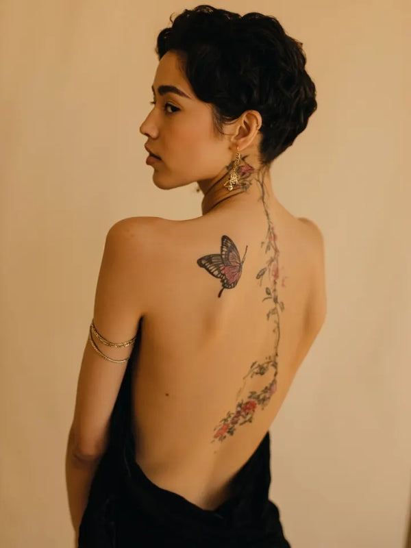 Chest and back temporary tattoos